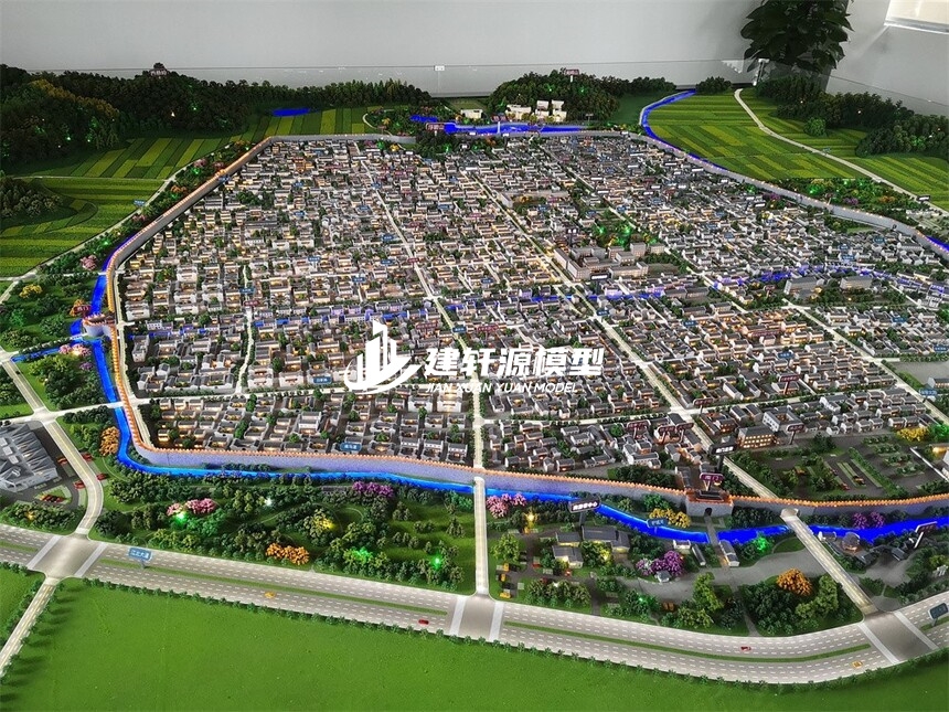 彭山城市规划模型