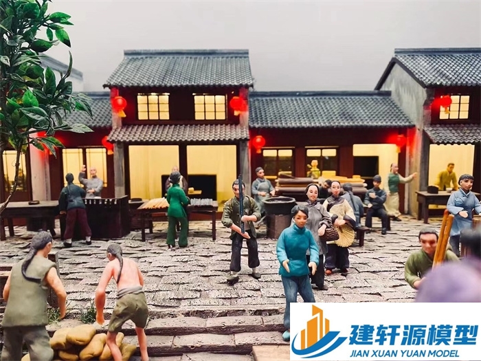 彭山香市微缩模型