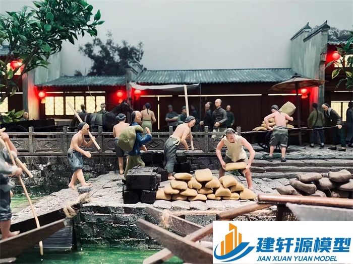 彭山博物馆江南水乡模型